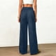 thumbnail image 4 of Pincandy Women's Solid Color Faux Suede Elastic Waist Wide Leg Pants - High Stretch Casual Loose Fit with Pockets, Perfect for Daily Wear & Weekend Getaways, 4 of 7
