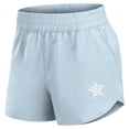 thumbnail image 2 of Women's Fanatics Light Blue Houston Astros Studio Woven Vibe Shorts, 2 of 3