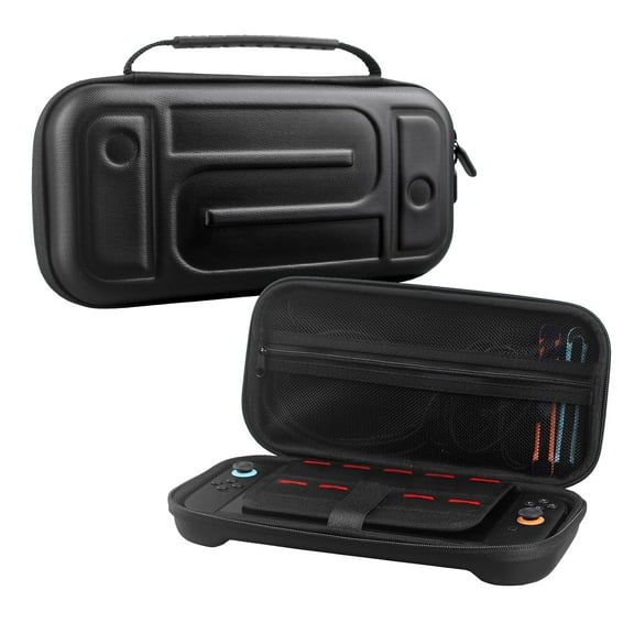 Carrying Case for NS Switch 2 2025, Protective Hard Shell Case with 15 Game Card Slots, Portable Travel Bag for Switch 2 Console and Accessories (Black)