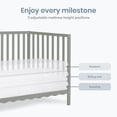 thumbnail image 5 of Dream On Me Synergy Wave 5-in-1 Convertible Crib, Seagrass, 5 of 10