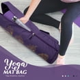 thumbnail image 5 of Gonex Yoga Mat Bag, Full-Zip Exercise Yoga Mat Carrier with 2 Cargo Pockets & Adjustable Shoulder Strap for Women Men, 5 of 8