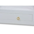 thumbnail image 4 of Baxton Studio Alya Classic Traditional Farmhouse White Finished Wood Twin Size Trundle, 4 of 5