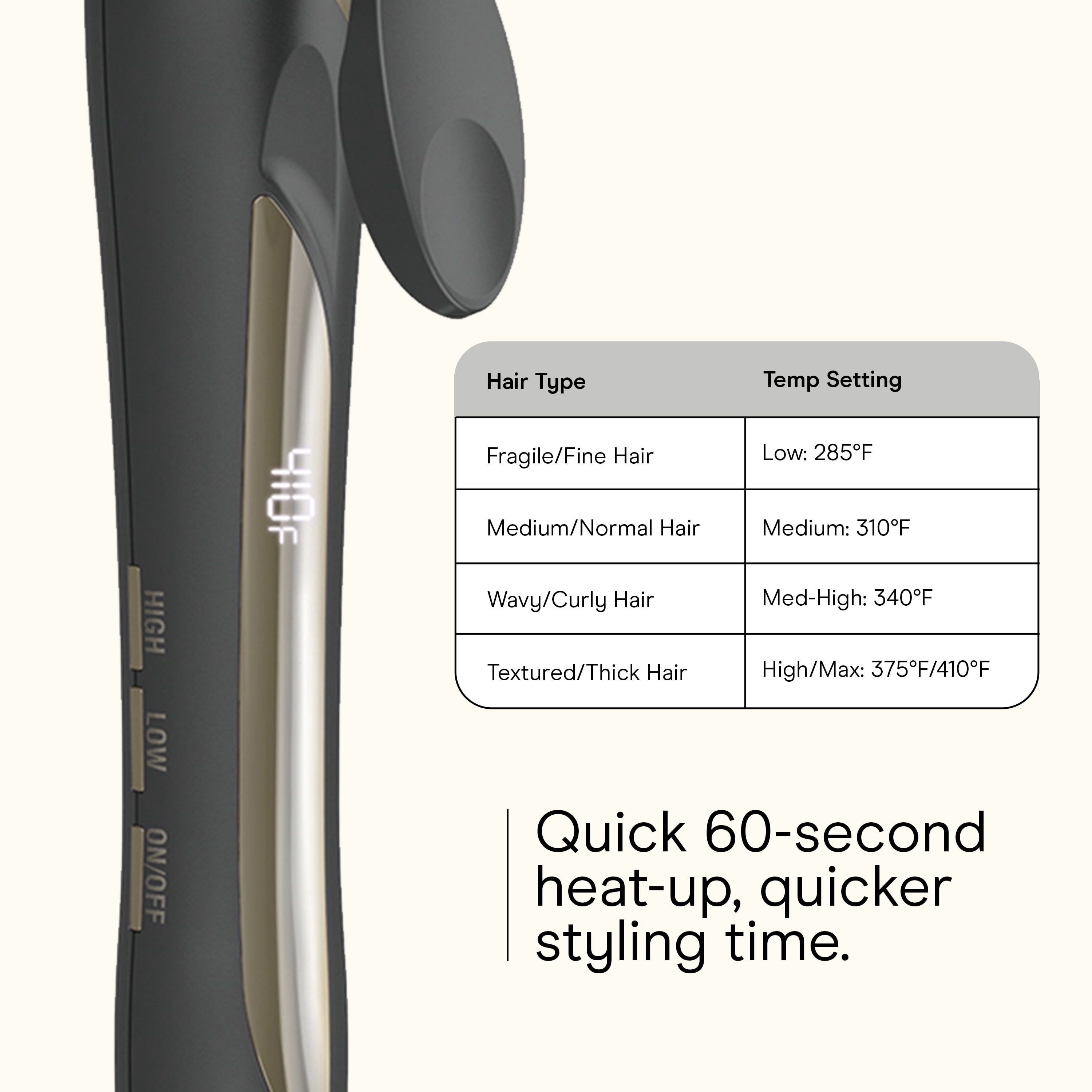 Conair Infiniti Pro 1" Ceramic & Tourmaline Triple Barrel Curling Iron, Gray