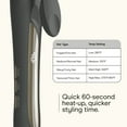 thumbnail image 5 of Conair Infiniti Pro 1" Ceramic & Tourmaline Triple Barrel Curling Iron, Gray, 5 of 10