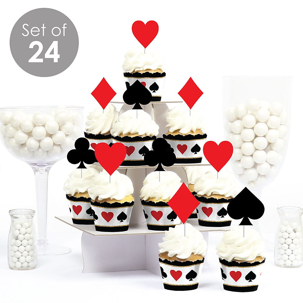 Big Dot of Happiness Las Vegas - Casino Birthday Party Cake Decor Kit Cake  Topper Set 11 Pc, 11 Pieces - Kroger