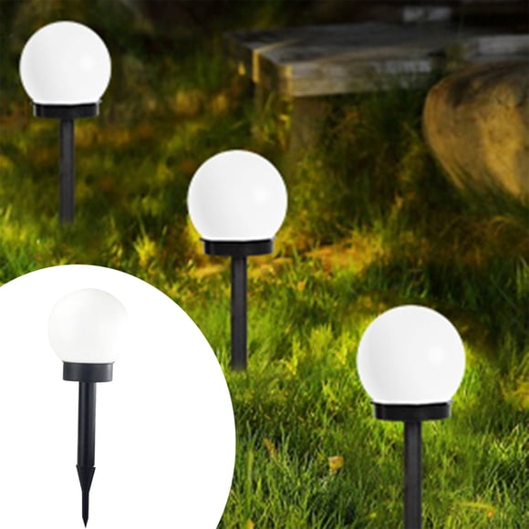 Dvkptbk Lampe Solaire à DEL Étanche Lampes de Jardin à Énergie Solaire pour Cour Patio Allée dans le Sol Piquet Blanc Froid Lampe Solaire Essentiels pour la Maison