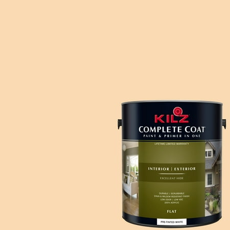 Aged Amber Finish - KILZ COMPLETE COAT Interior/Exterior Paint & Primer in One #LD180-01 Amber Light