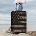 thumbnail image 5 of Salouo American Flag with Desert Camouflage Pattern Travel Dust-proof Suitcase Cover, Softside Suitcase Protector Luggage Cover Protector for 18-32inch ,Not Included Suitcase, 5 of 8