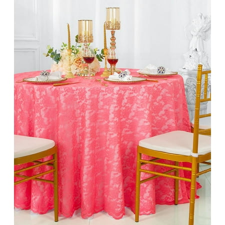 Wedding Linens Inc 108 Round Lace Table Overlays Lace