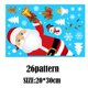 thumbnail image 1 of Pegatinas navideñas de Papá Noel para ventana, adornos de pared, colgante de Feliz Navidad para decoración del hogar, Feliz Año Nuevo 2021, 1 of 4