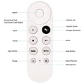 thumbnail image 3 of Bluetooth Voice Remote Control for Chromecast Google TV, Universal Remote Control Compatible with Google TV, Replacement Remote Control G9N9N, 3 of 5