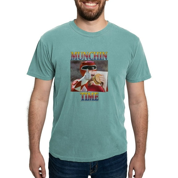 CafePress - Power Rangers Munchi Men's Comfort Colors® T Shirt - Mens Comfort Colors Shirt