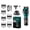 V-166 green, variant on TTOOGO Professional Cordless Hair Clipper LED Display Electric Beard Trimmer Rechargeable 2000mAh with Charging Base USB Fast Charging Barber Hair Cutting Machine for Men
