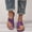Purple, variant on jsaierl Sandals For Women Comfort Platform Flat Shoes Casual Slip On Open Toe Summer Beach Ring Toe Slides Sandal