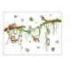 thumbnail image 1 of Animales Pegatinas de pared Monkey Cadenas de pared de la pared Fotografía Mural Decoración del hogar Decoración de arte del hogar, 1 of 9