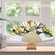 thumbnail image 3 of Cuadros Decorativos DIY pintura al óleo por número patrón de hoja de Ginkgo imagen verano abanico plegable arte artesanal JShteea Nuevos Originales, 3 of 8