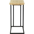 thumbnail image 4 of Serta Harton Solid Wood and Metal C Table with Expandable Top, Natural Wood, 4 of 8