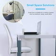 thumbnail image 3 of YRLLENSDAN Indoor Mid Back 360 Degree Swivel and Lumber Support Computer Desk Chair, White, 3 of 7
