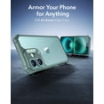 thumbnail image 2 of Funda de teléfono ESR Air Armor Series para iPhone 16, verde transparente, 2 of 7