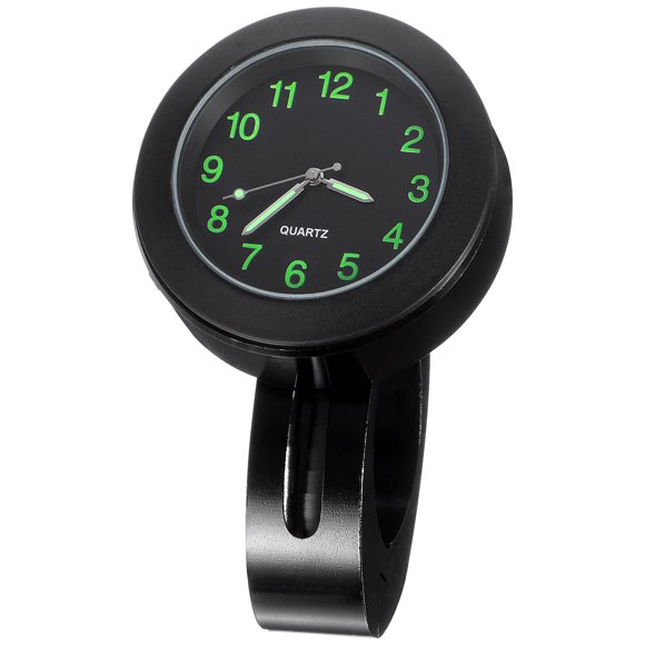 Black Rectangular Mini Clock 1.7Inch for Outdoor Riding 1Pack