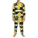 thumbnail image 3 of Balery Orange and Lemon Pijama para Hombre de Dos Piezas con Manga Larga, Conjunto de Dormir y Descanso Suave con Bolsillos-Medium, 3 of 7