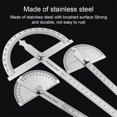 thumbnail image 4 of serony Angles Réglables en Acier Inoxydable pour Menuisier, Outils de Mesure Rotatifs, Jauge de Mesure 150mm, 4 of 9