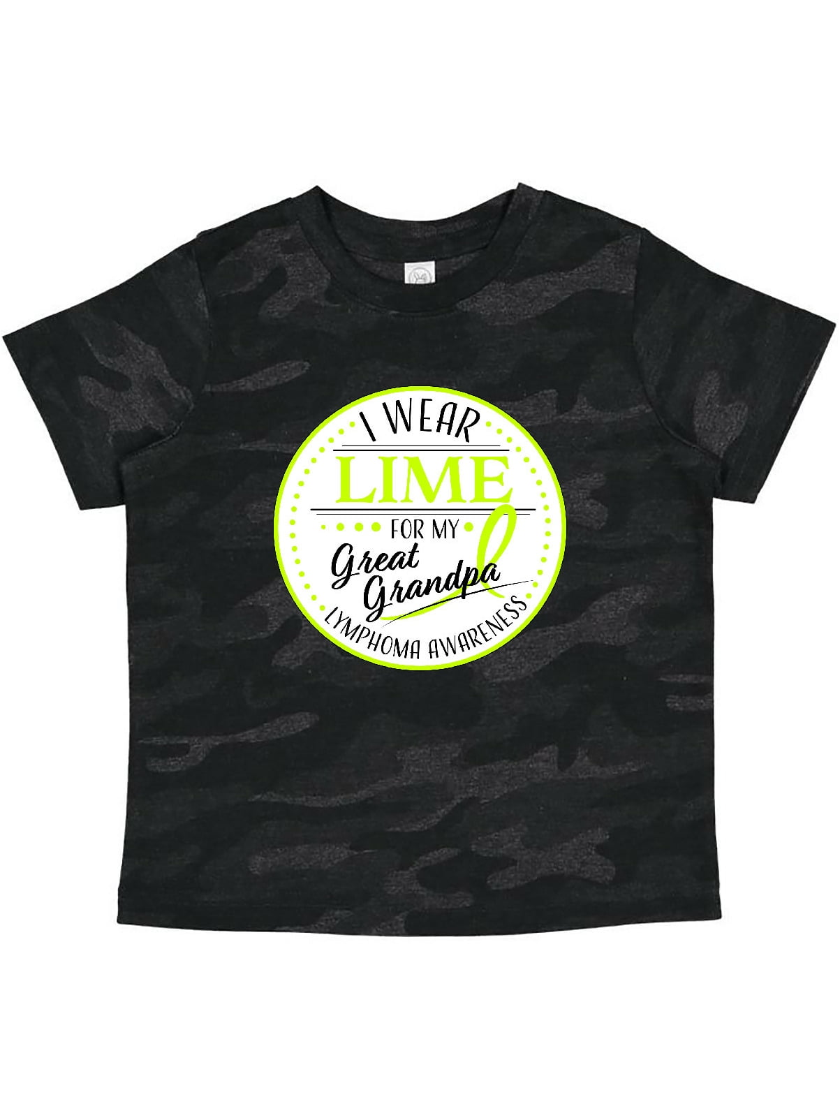 inktastic I Wear Lime for My Gramps Lymphoma Awareness Baby T-Shirt 