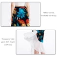 thumbnail image 2 of Butterfly Chic Chiffon Beach Dress for Women - Summer Dresses with Polyester Straps for Sunny Days, 2 of 6
