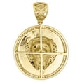 thumbnail image 3 of 10K Yellow Gold 3D Lion Head Diamond Pendant 1.50" Pave Medallion Charm 0.88 Ct., 3 of 6