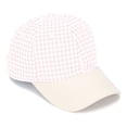 thumbnail image 2 of ATOYSOY Baseball Hats For Women Plaid Woven Fabric Double Panel Structure Womens Hats Sun Hats For Women Summer Hats For Women Beach Travel Womens Summer Caps, 2 of 5