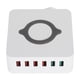 thumbnail image 2 of Estación USB de carga inalámbrica inteligente, adaptador de carga rápida QC3.0 de 6 puertos, enchufe 100-240VUK, 2 of 5