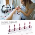 thumbnail image 2 of Soporte para práctica de uñas, estante para parches de uñas, herramientas de manicura con base (rosa) Tmvgtek Cuidado Belleza, 2 of 7