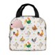 thumbnail image 1 of Easygdp Funny Chicken Bolsa Térmica Premium - Tela Oxford Impermeable, Gran Capacidad, Bolsillo Frontal, Unisex para Trabajo, Escuela, Actividades al Aire Libre y Picnics, 1 of 8