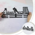 thumbnail image 4 of 1Set Ice Hockey Medal Display Hanger Ice Hockey Medal Holder with 8 Lines Sturdy Steel Award Display Holders for Ribbon Lanyard Medals Wall Mounted Medal Display, 4 of 9