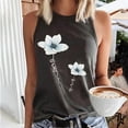 thumbnail image 2 of Aoochasliy Tank Tops for Women Women's Fashion Summer O Neck Sleeveless Casual Printed Tank Tops, 2 of 6