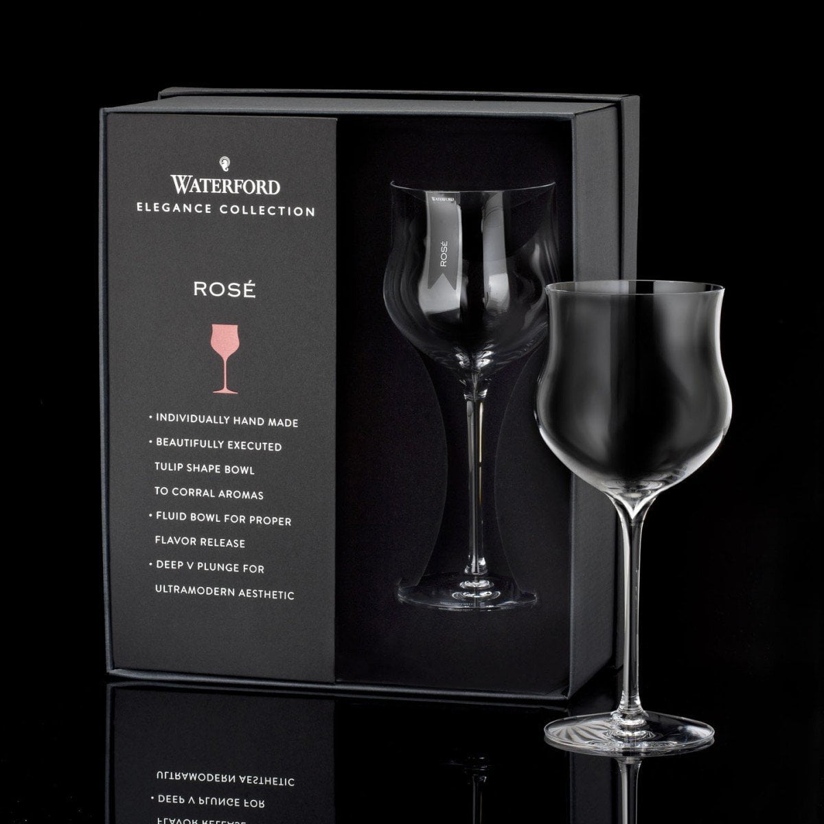 Elegance Rose Wine Glass (Set of 2)