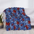 thumbnail image 3 of Yiaed Abstract Colorful Butterflies Print Blanket Throw Blanket Soft Cozy Flannel Blanket for Home Bed Sofa Couch Chair-80"x60", 3 of 6