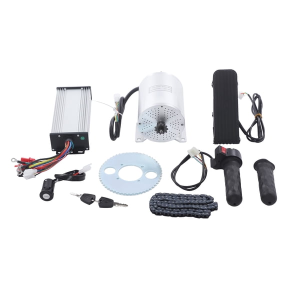 48-72V DC 3000W Motor Kit with Brushless Controller for Electric Scooter E-Bike Aluminum, Rubber Pure Copper Motor Motor Efficiency ≥ 80%