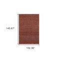 thumbnail image 5 of 9' X 12' Red Gold And Blue Geometric Power Loom Stain Resistant Area Rug, 5 of 6