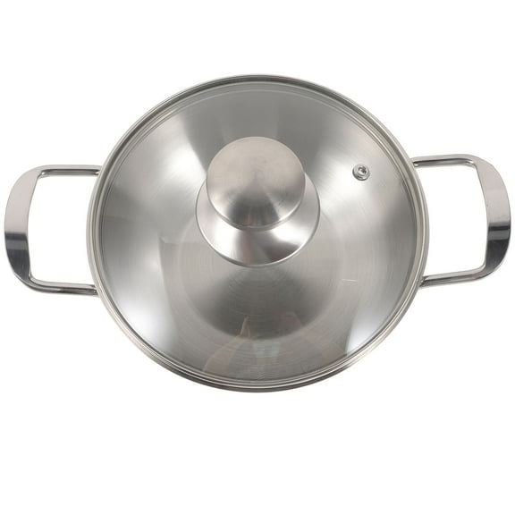 Luxshiny Stainless Steel Hot Pot Cooking Pot for Kitchenware, 1 Piece and Stylish