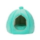 thumbnail image 1 of Cama para gatos con forma de calabaza, camas para perros, suministros suaves para mascotas, nido para gatos semicerrado para gatitos, perros y gatos Azul Verde Pequeño, 1 of 9