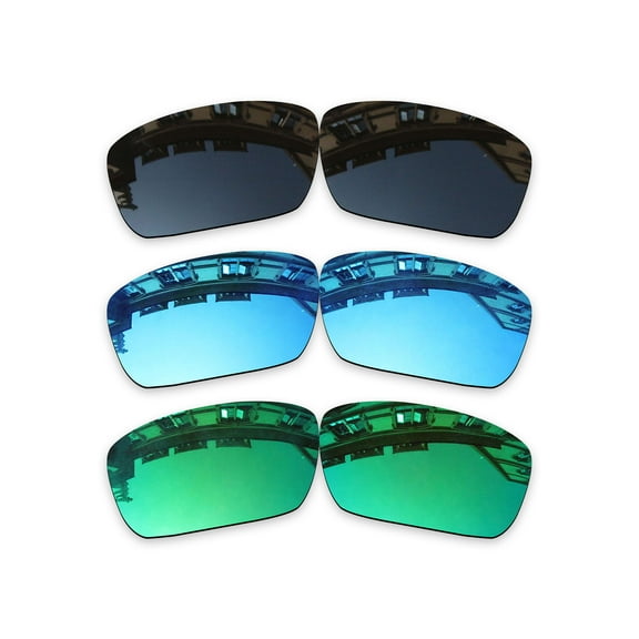 Vonxyz 3 Pack Polarized Replacement Lenses for Oakley Fuel Cell OO9096 Sunglasses