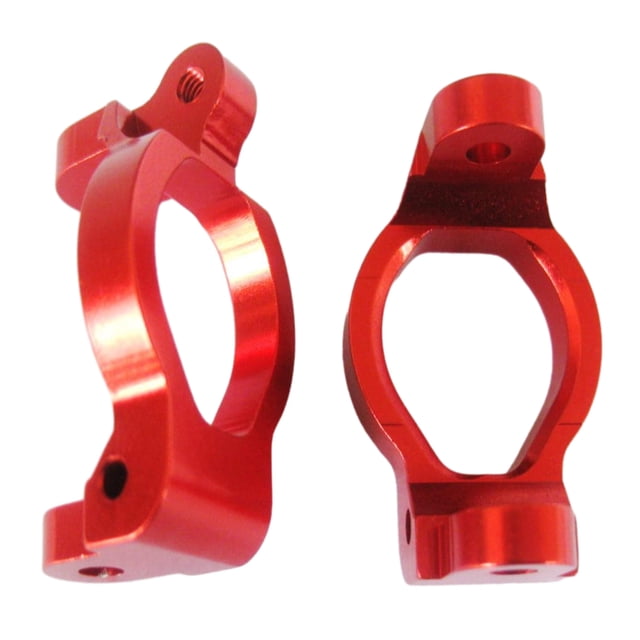 Bujes C de pesos pesados Bewildely de aleación de aluminio para 1/18 HIMOTO E18XB E18XBL E18DB E18DBL E18MT E18OR E18ORL RC modelo coche Rojo