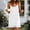 White, variant on Womens Cotton Linen Summer Swimsuit Cover Up Loose Sleeveless V Neck Bikini Coverups Casual Cami Beach Dress Beige XL(XL)
