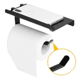 thumbnail image 5 of Portarrollos De Papel Higiénico Malubero Portarrollos De Papel Higiénico negro, 5 of 5