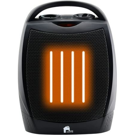 

Portable Electric Space Heater 1500W/750W - Highest Safety Standard and Super Quiet Heater Fan Heats 200 Sq. Feet for Desk Bedroom Office Indoor