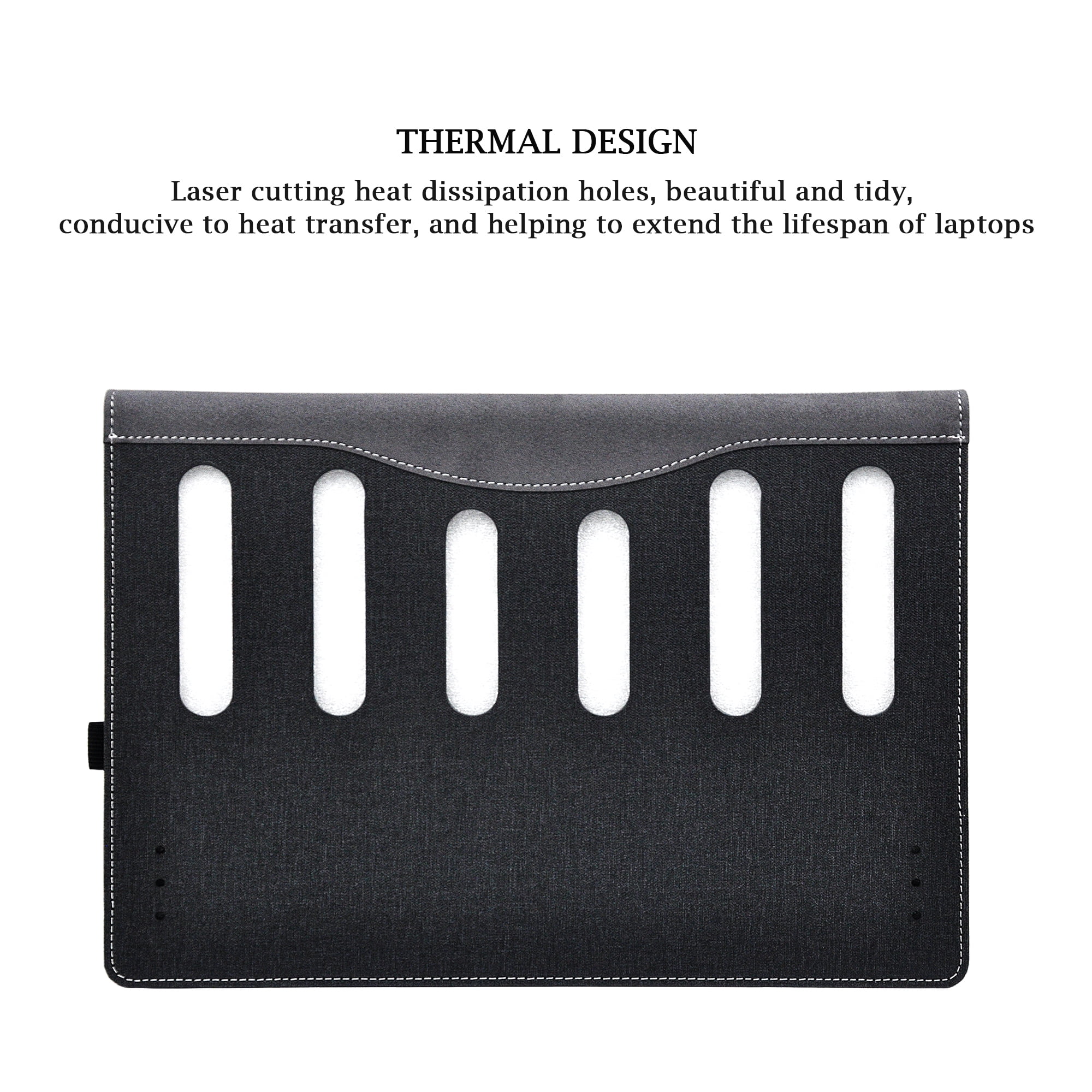 Laptop Case Cover for 13.3 inch HP EliteBook 630 G9 G10 & for HP Probook 630 G8 Notebook PC Sleeve,Detachable PU leather Protective Bag Accessory
