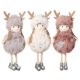 thumbnail image 1 of Paquete de 3 adornos para árbol de Navidad, colgantes de ángel para niñas, adornos navideños para el hogar, 1 of 5