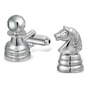 Bling Jewelry Chess Player Master Knight Cufflinks Stainless Steel