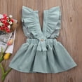 thumbnail image 5 of Kids Toddler Baby Girls Overall Dress Soft Corduroy A-Line Solid Color suspender Skirt Clothes, 5 of 8